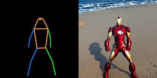 sdsdA Iron man on the beach.gif