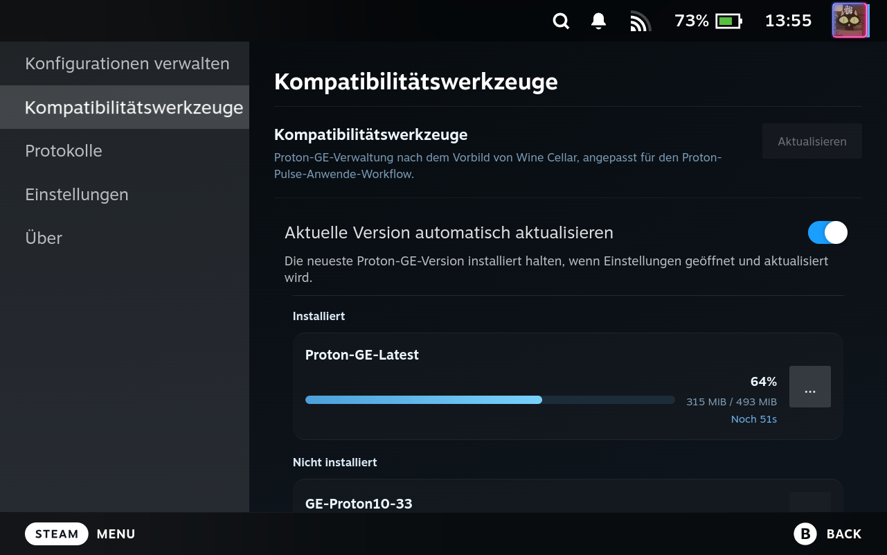 Compatibility Tools Active Install