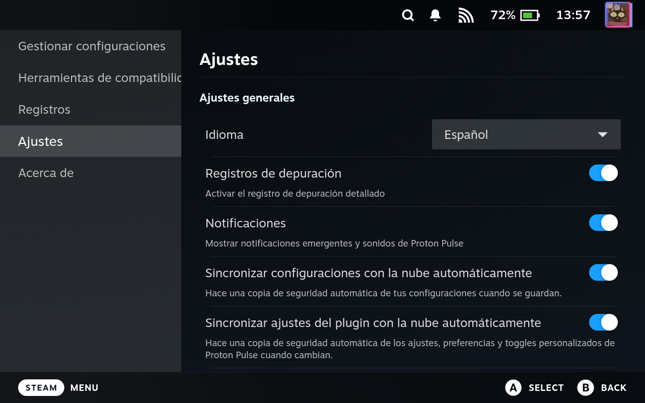 Settings General