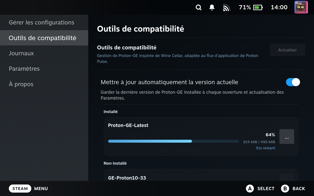 Compatibility Tools Active Install
