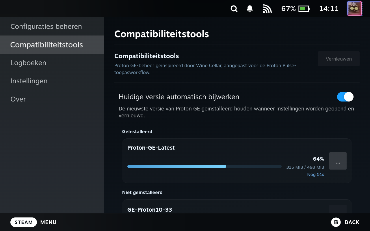 Compatibility Tools Active Install