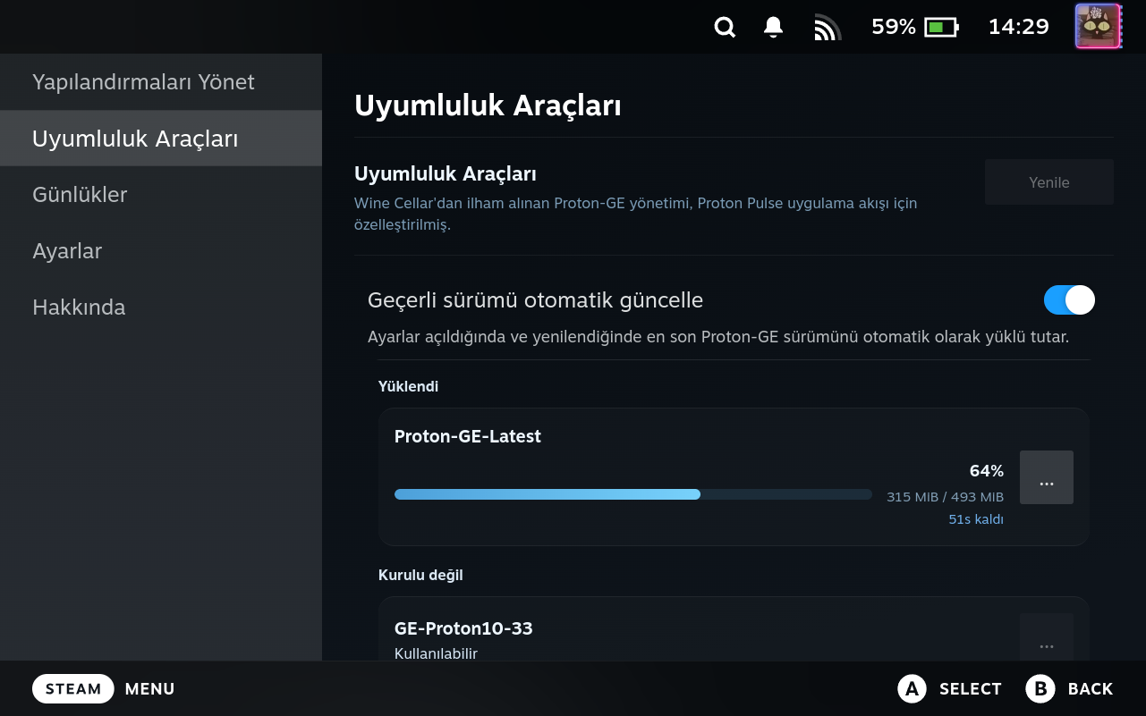 Compatibility Tools Active Install