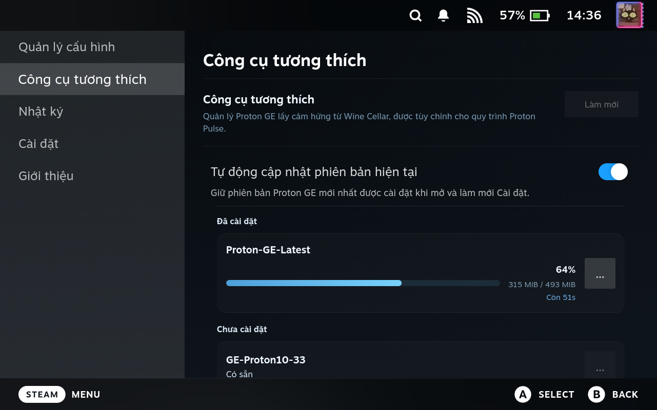 Compatibility Tools Active Install