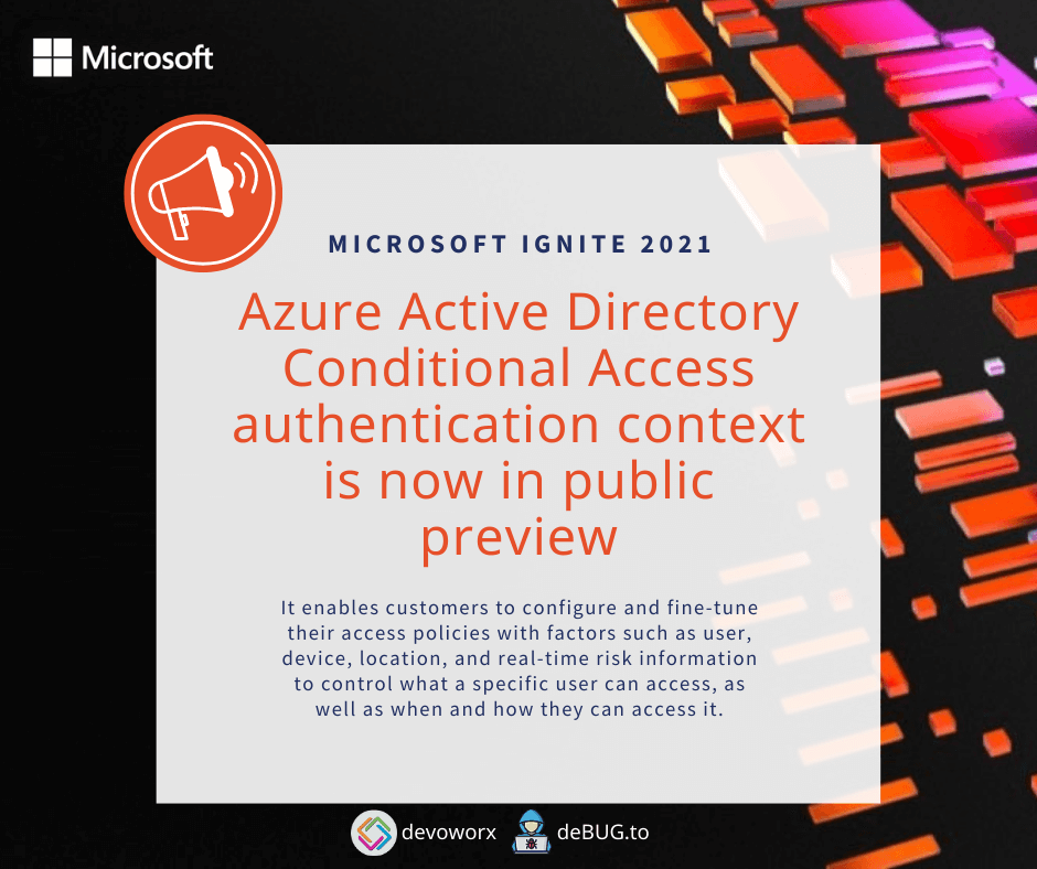 Azure Active Directory Conditional Access authentication context