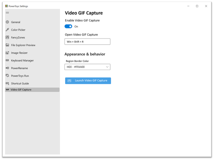 Video GIF Capture · microsoft/PowerToys Wiki · GitHub