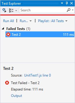 Test Failed