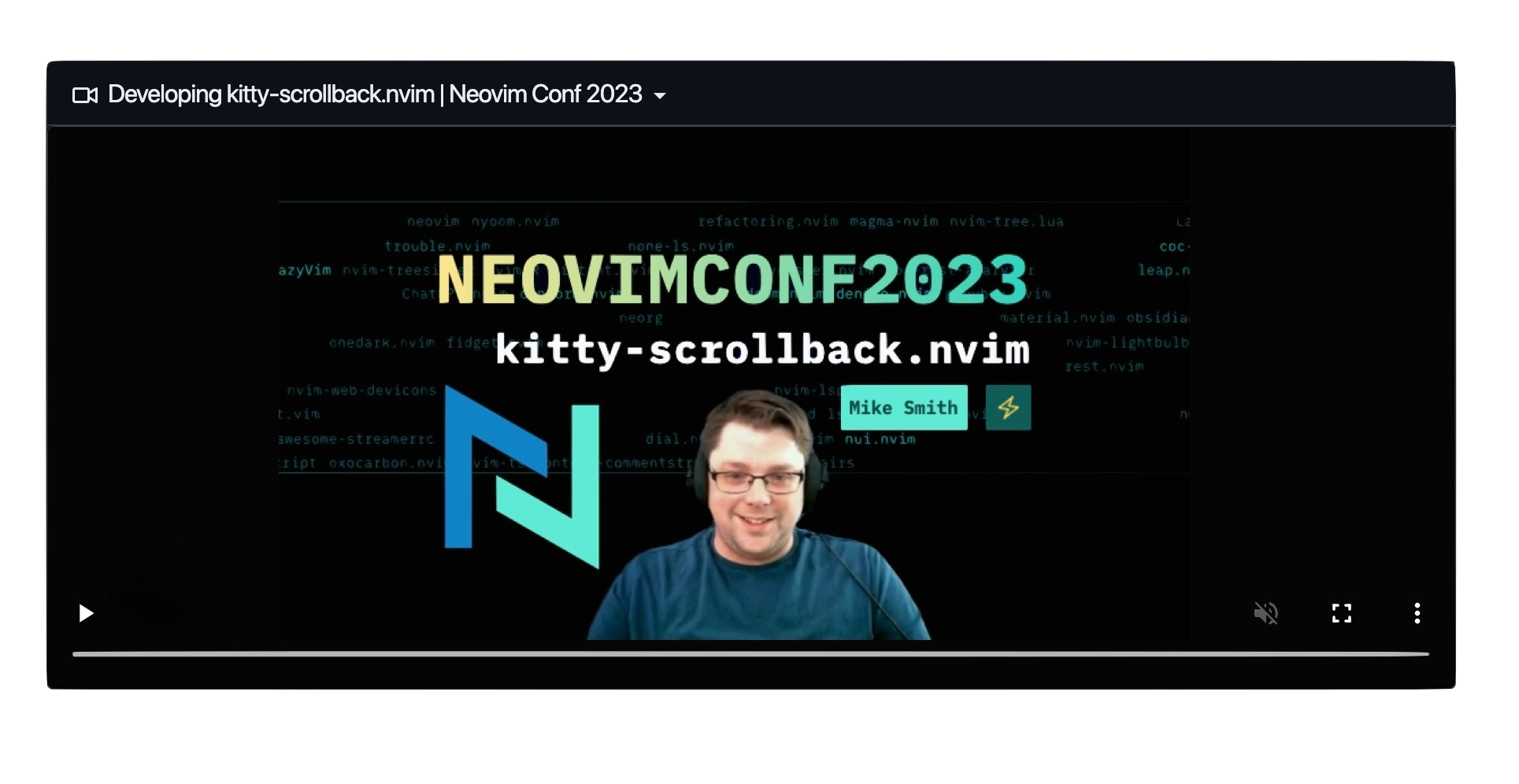 Developing kitty-scrollback.nvim NeovimConf 2023