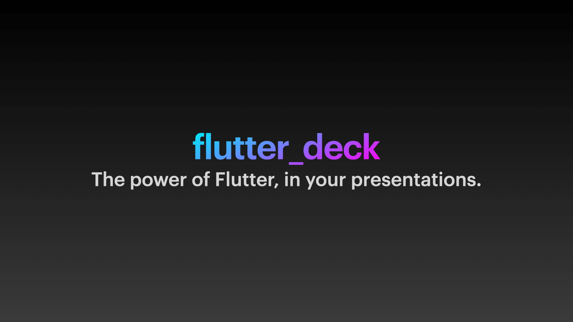 FlutterDeck Header
