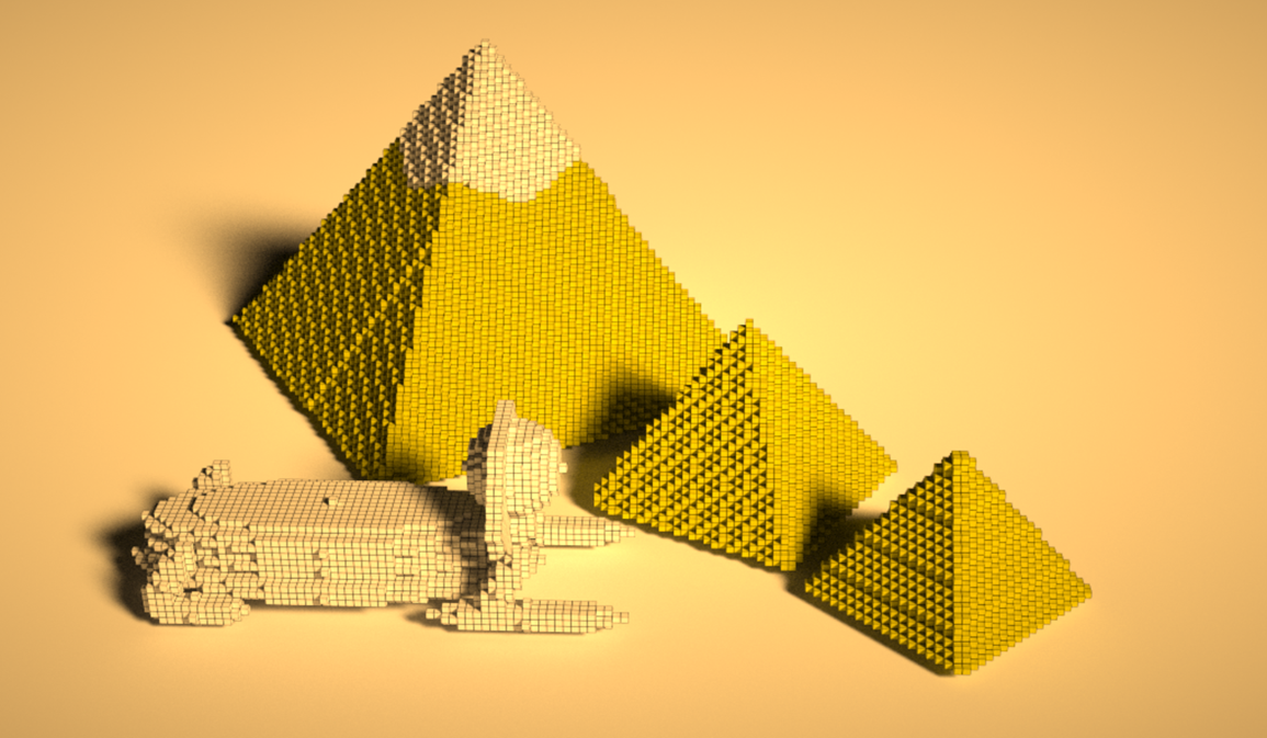 pyramids and Sphinx
