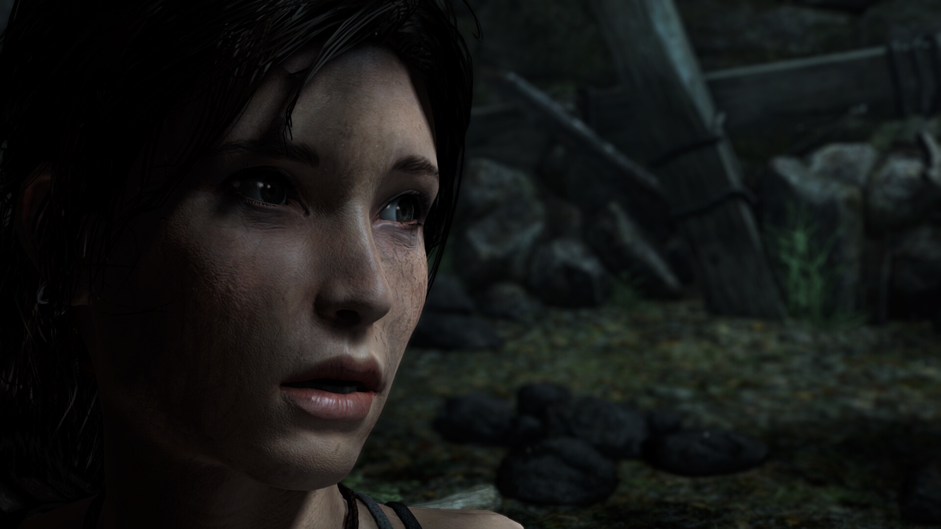 Uno screenshot di Tomb Raider: Definitive Edition che ho catturato su Stadia.