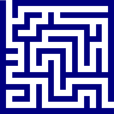 A more complex maze