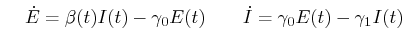 SEIR model