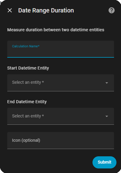 Add Date Range Duration