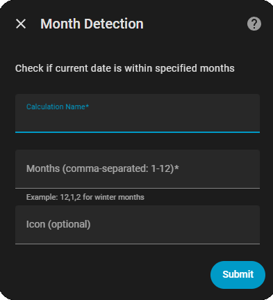 Add Month Detection