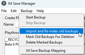 import backups