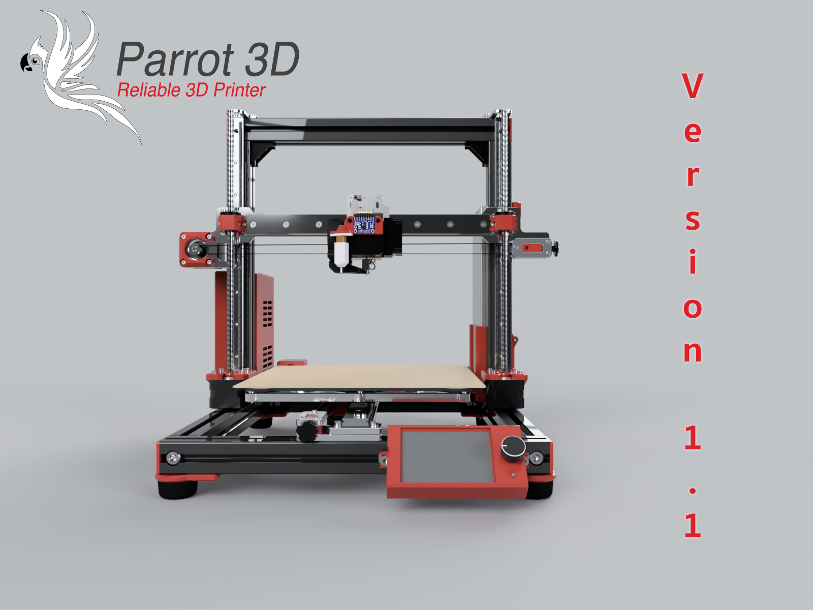 Parrot 3D Front