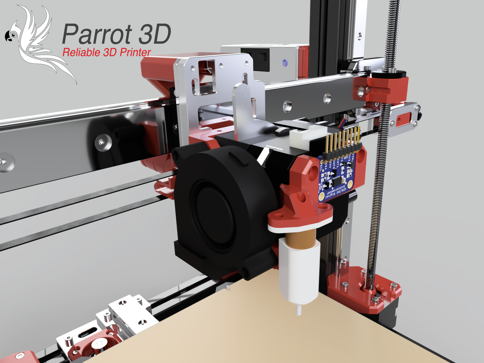 Parrot 3D LGX Extruder