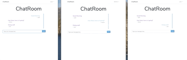 ChatRoom application made with Laravel, Vue.js, and Pusher