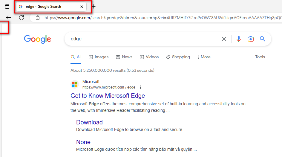 Edge update bring new UI rounded tabs and container