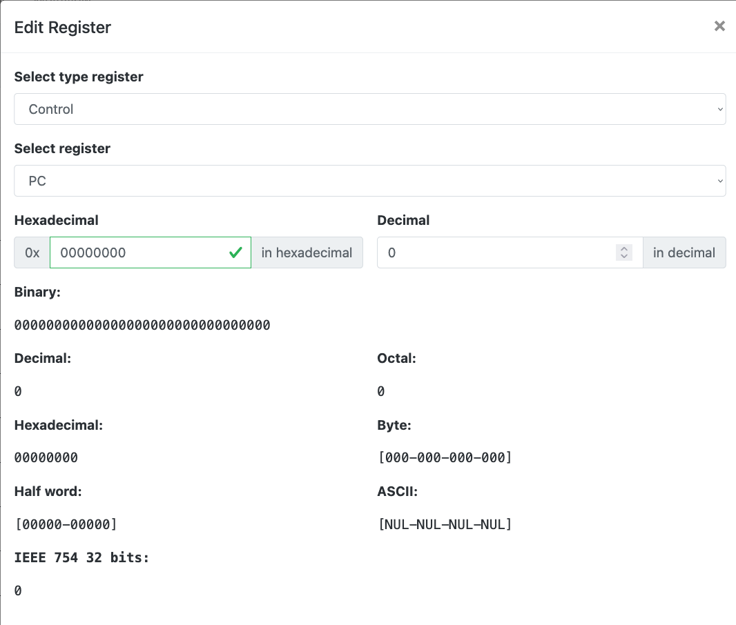 Editar registros
