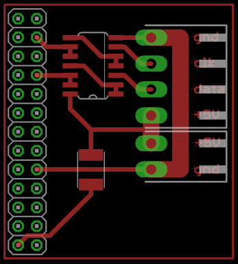 GPIO adapter PCB