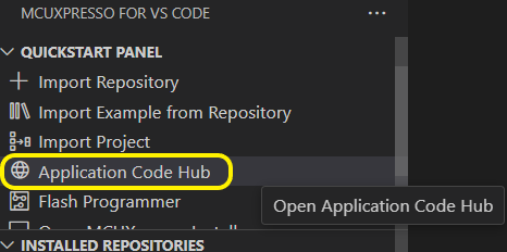 Open Application Code Hub