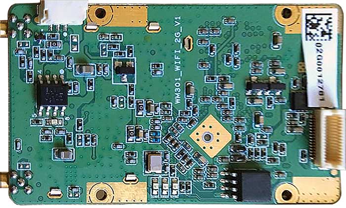 WM301 Wifi Transceiver board v1 A bottom