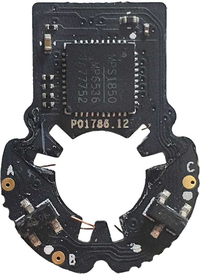 WM330 Gimbal Pitch Motor board v12 A top