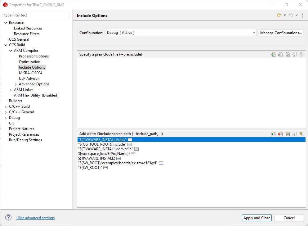 IncludeOptions_Properties for TIVAC_SMBUS_BMS.jpg