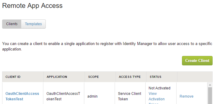 Create Client