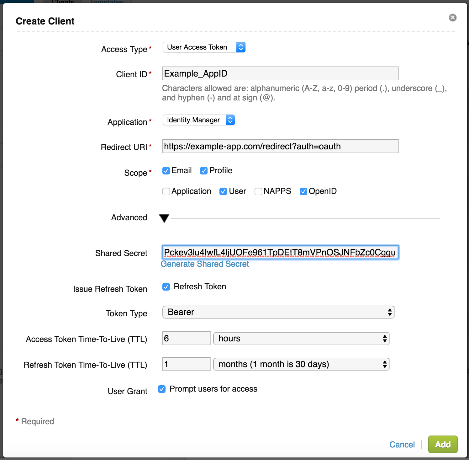 OAuth2.0 Client