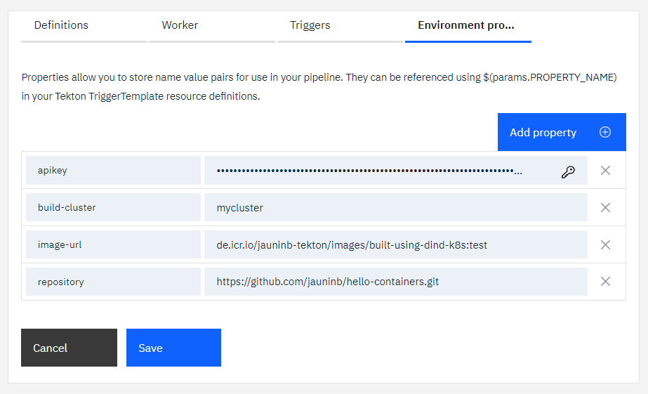 dind-cluster-sample-tekton-pipeline-environment-properties.png