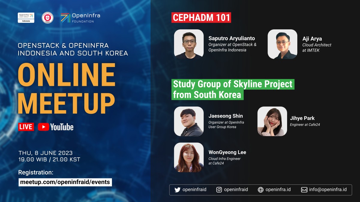 OpenStack & OpenInfra Indonesia and South Korea User Group - Online Meetup