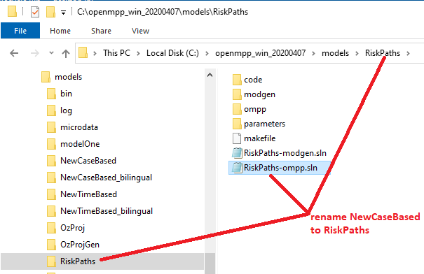 Rename directory and projects from NewCaseBased to RiskPaths