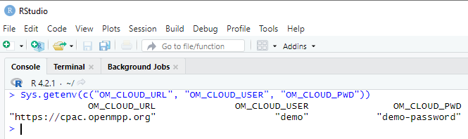 Verify cloud login settings.