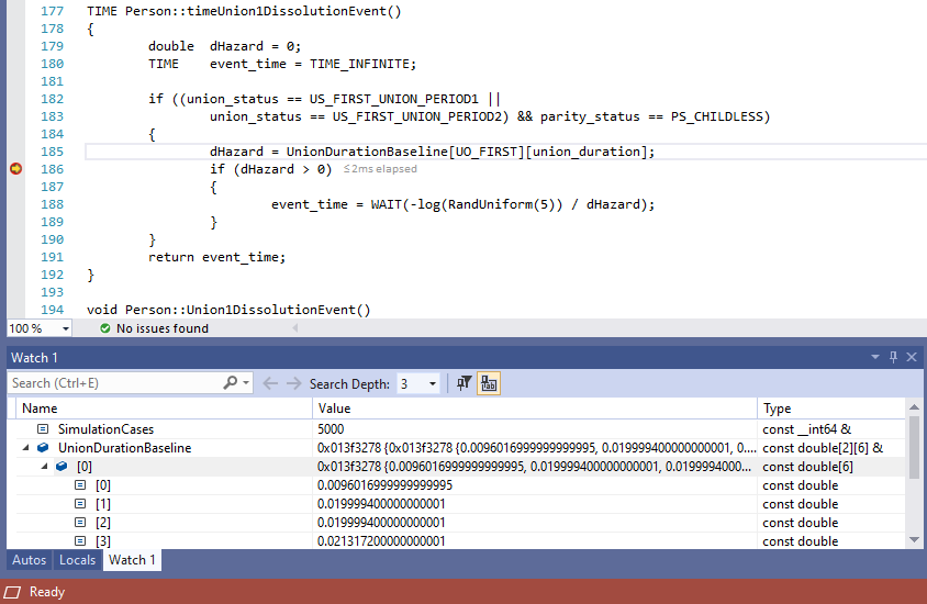 View RiskPaths model parameters in Visual Studio