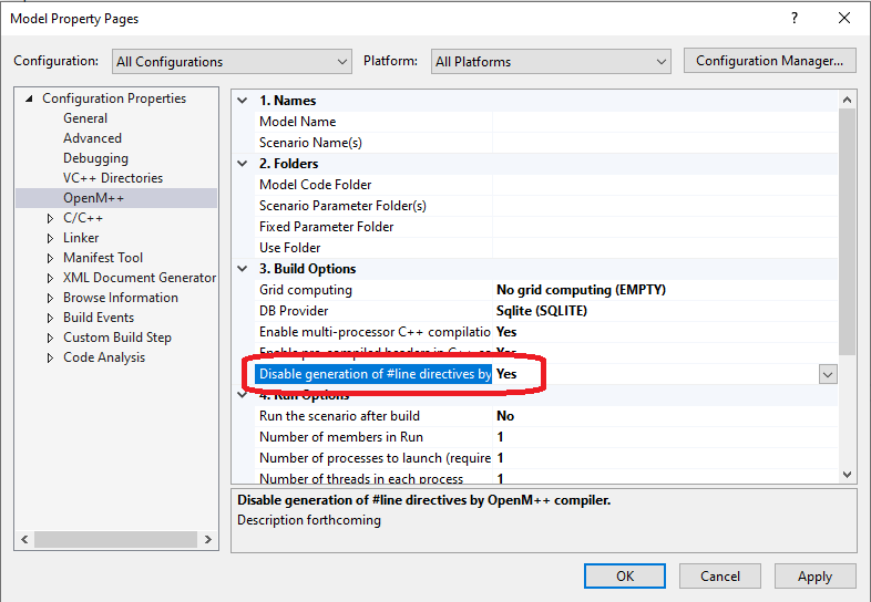 Visual Studio: disable #line directives