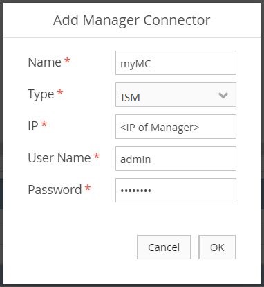 Add Manager Connector