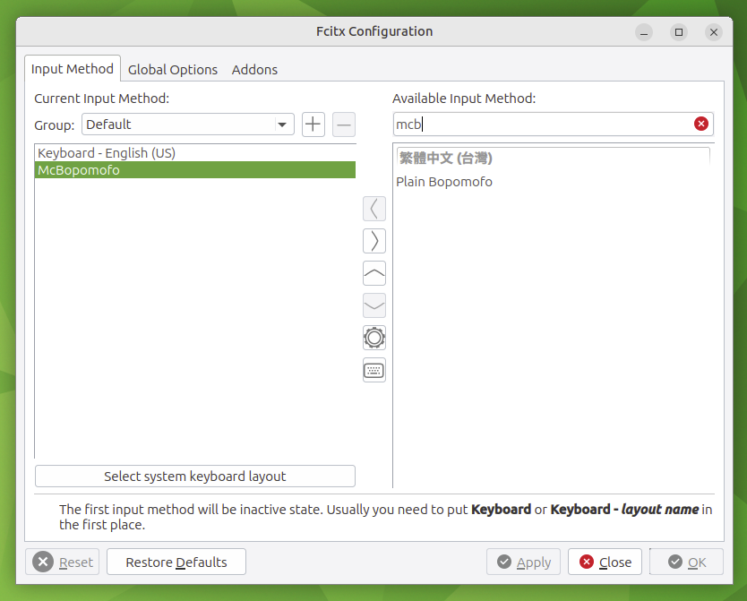 fcitx5-configtool