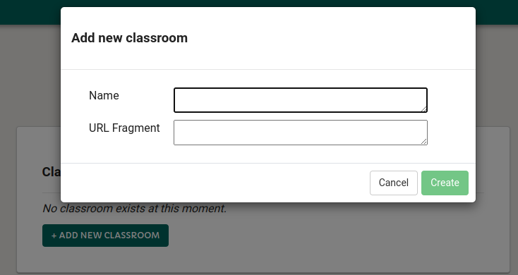 Add classroom name and URL