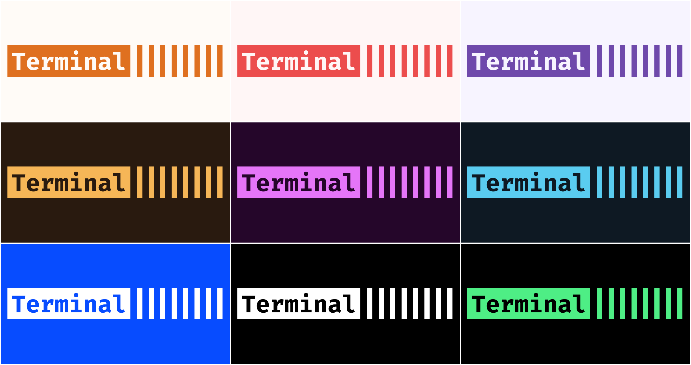 Terminal Theme Preview