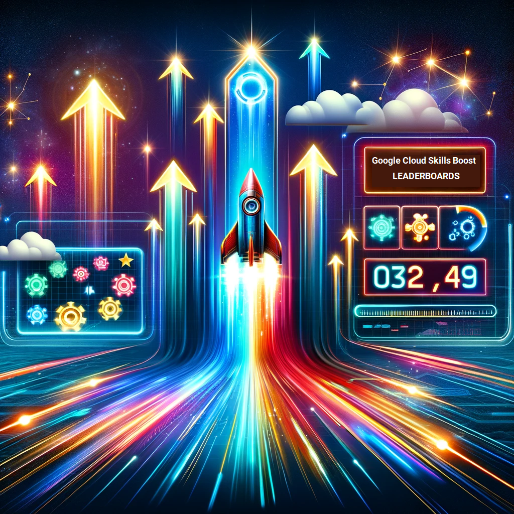 Google Cloud Skills Boost Leaderboards - Image Generated by DALL-e
