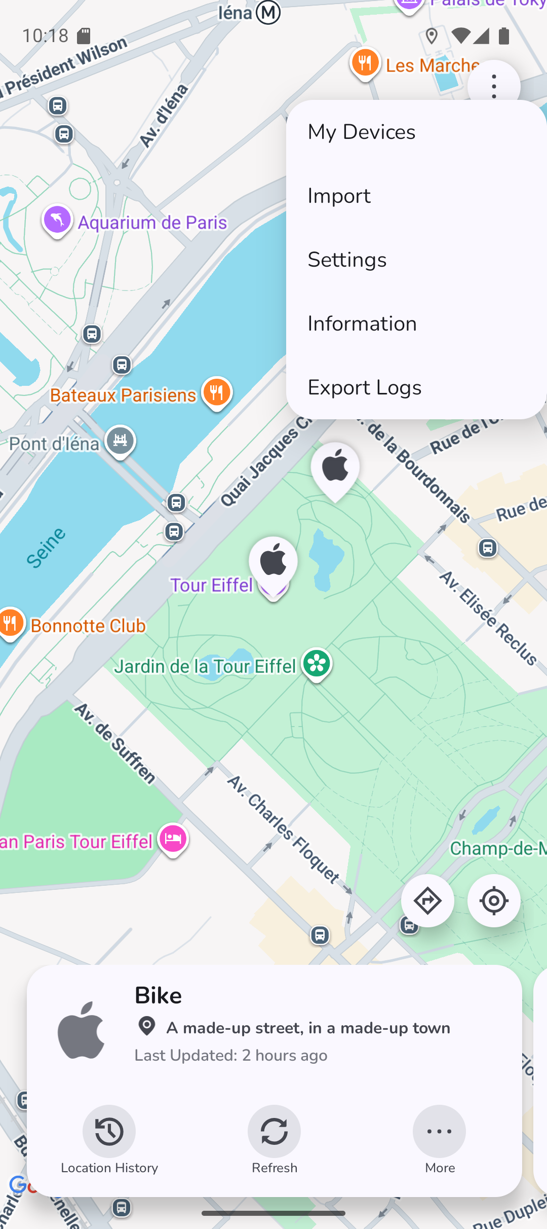 export logs