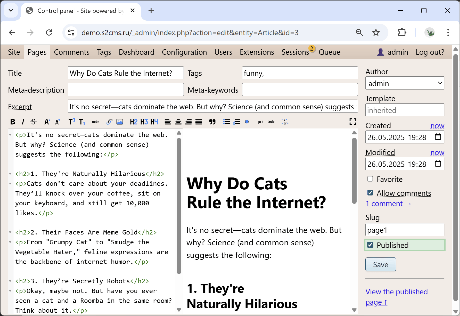 Page Editor