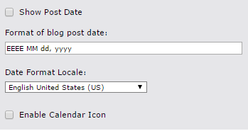 Post Date and Calendar Icon Post Date and Calendar Icon Screenshot