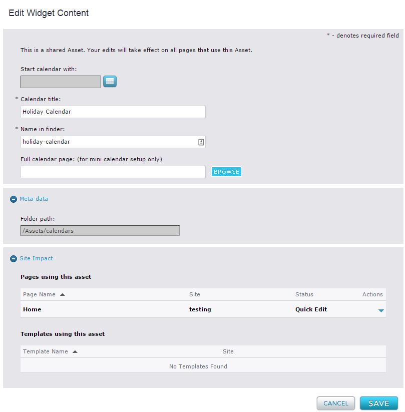 calendar widget content2