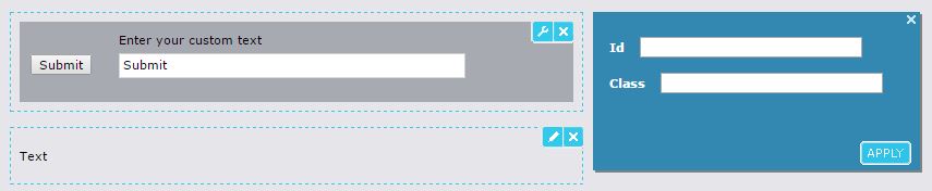 form styling css menu