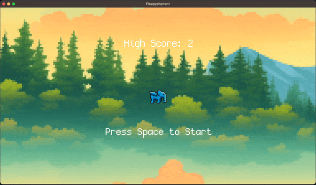 FlappyPHPant 2D PHP Game