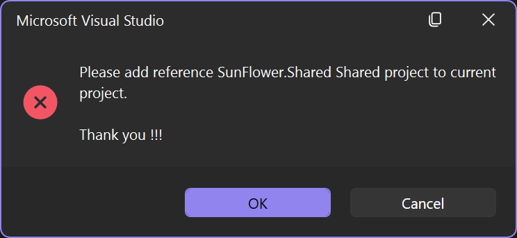 Missing Reference Error