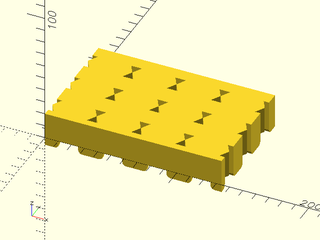 HexGridWithCutouts() Example 1
